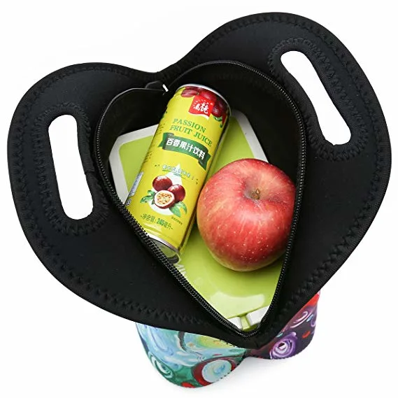 Insulated Handbag Neoprene Lunch Bag Tote