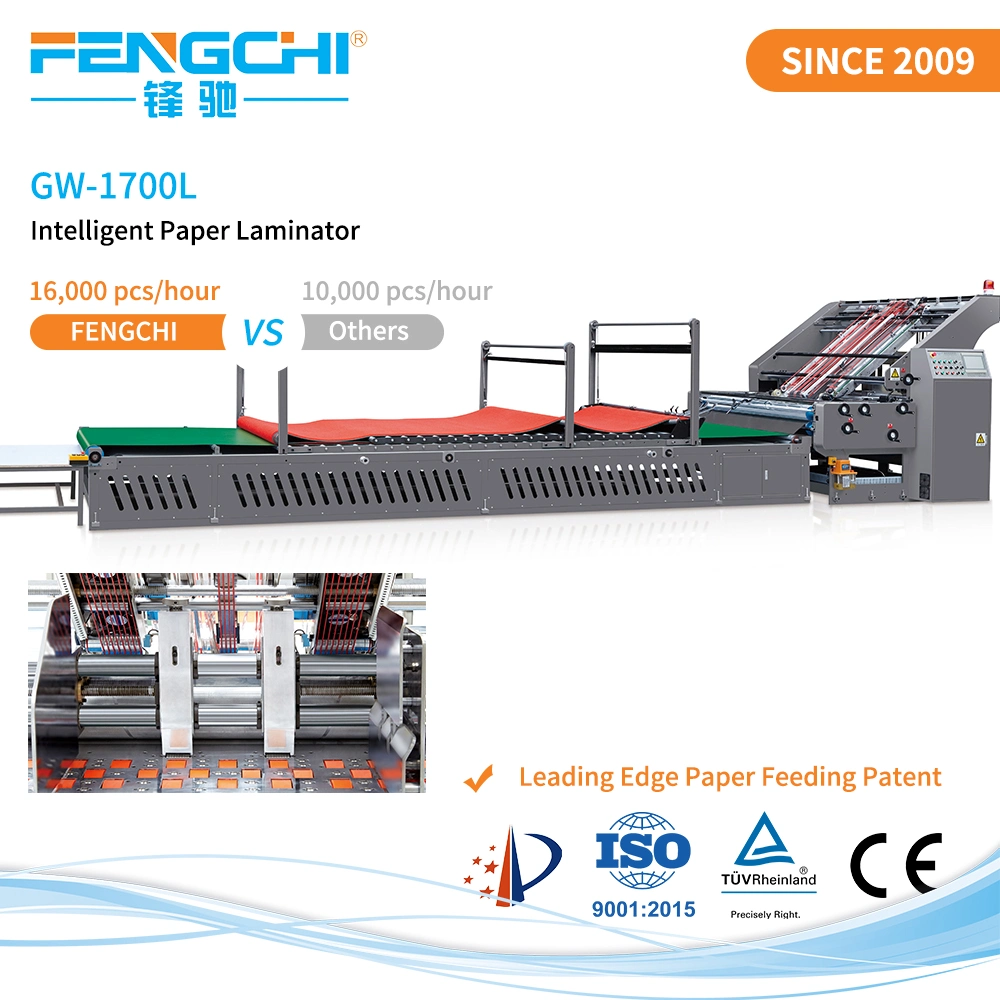 Papel de gran formato impresión digital papel corrugado máquina de plastificación fácil de usar