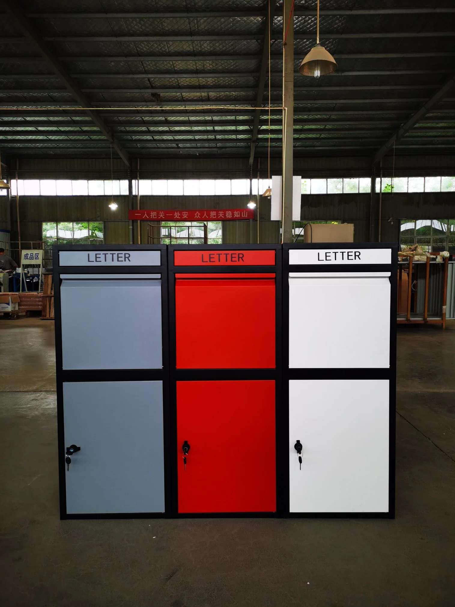 New Design Metal Parcel Drop Cabinet Delivery Box