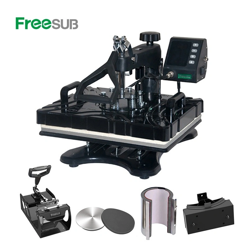 Freesub Machine de presse à chaud Combo 11 en 1 pas cher, machine de presse à chaud pour tasses, t-shirts, casquettes et plaques