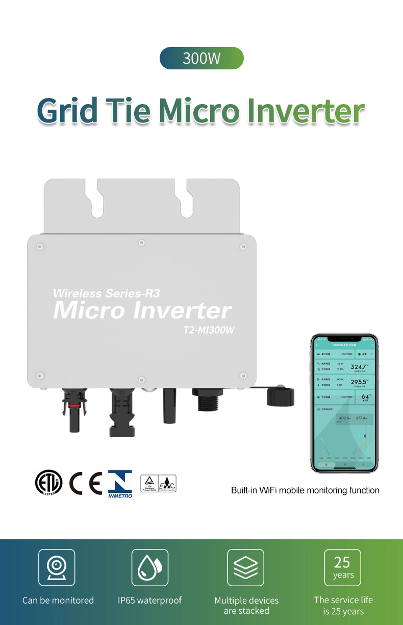 MPPT Micro Grid Connected Inverter 300W 350W 700W 2000W 2400W 2800w Solar-Wechselrichter für Solar-Photovoltaik-System