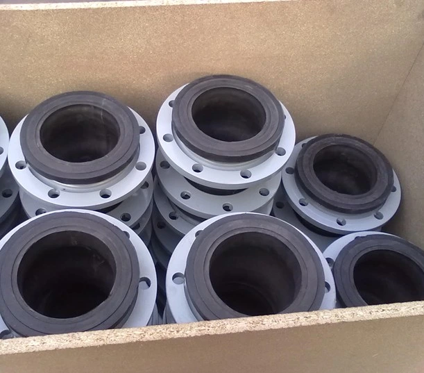 DIN DN50 65 80 100 Pn10 16 SS304 316 316L Stainless Steel Flange Flexible Rubber Soft Joint Flange