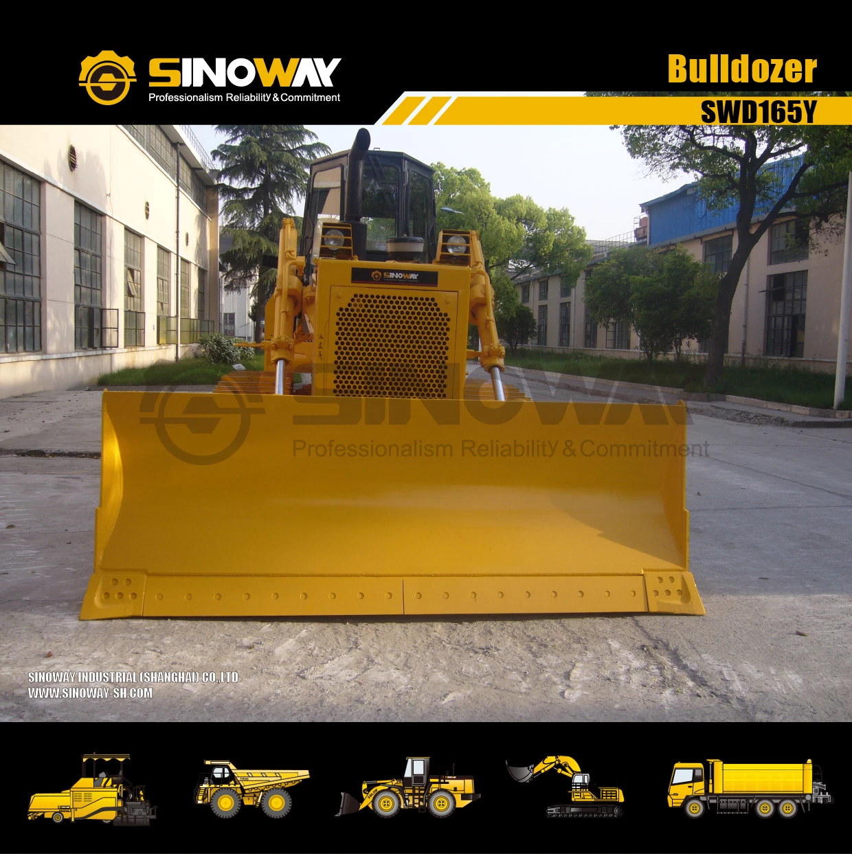 Cat Tech. 165HP Bulldozer 18ton Operating Weight Crawler Dozer