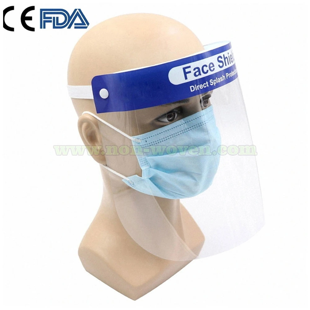 Facial Protective Equipment Protector Transparent Splash Dust Safety Face Shield Visor