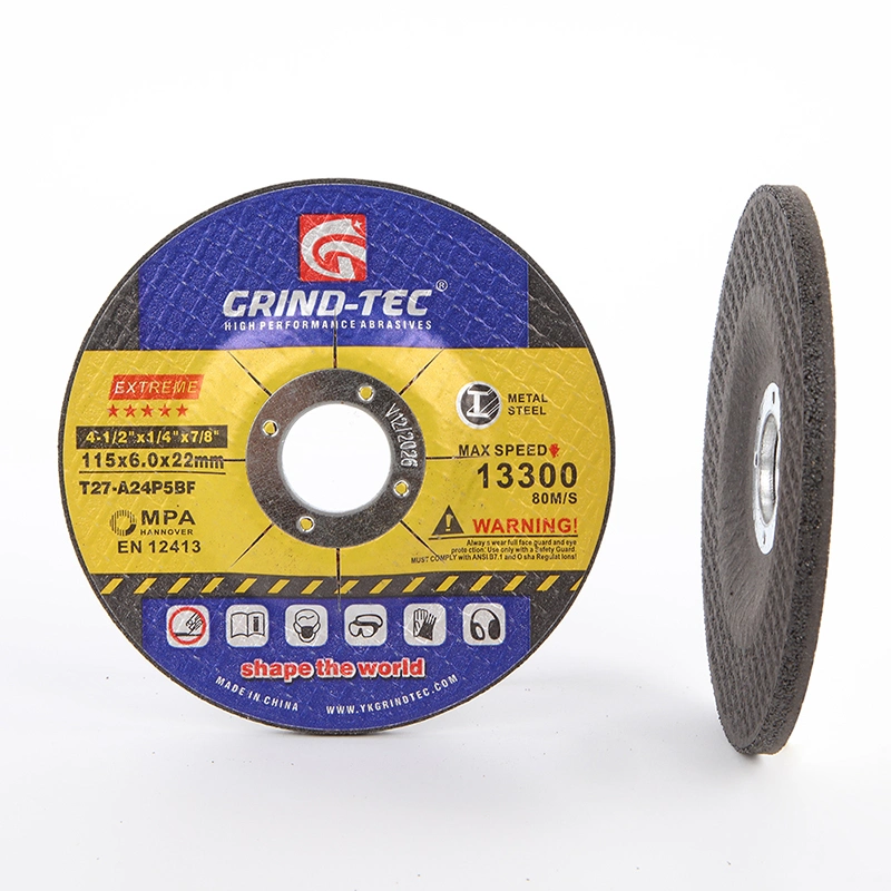 4.5" 115X6X22.23mm Grinding Wheel for Inox/Metal