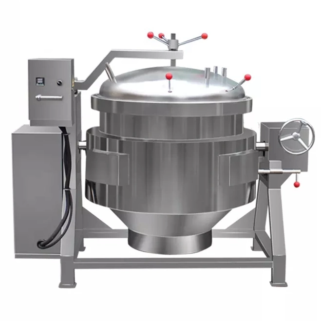 Grande comercial cozinhando Jarro eléctrico industrial de gases com pressão de vapor fogão com grande capacidade