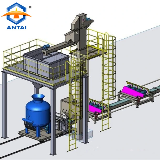 Pipe Inner Wall Sand Blasting Derusting Machine