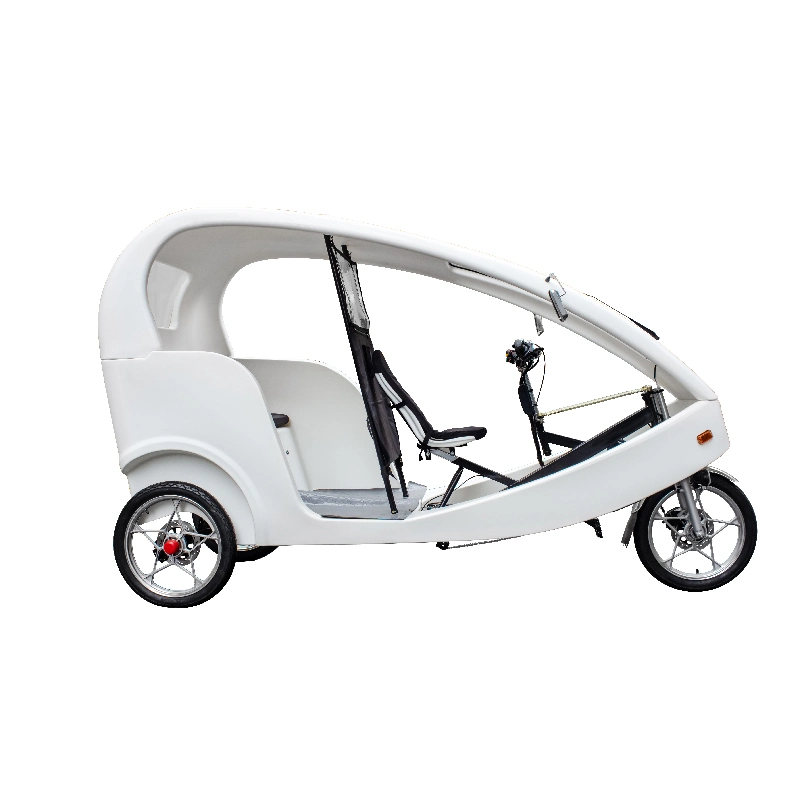 White Plastic Boby Three Wheel Motorcycle Electric Tricy