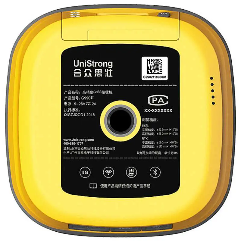 Novo GPS interno Radion Unibstrong G990II E800 GNSS original de 7 W. Base com Surpad4.2