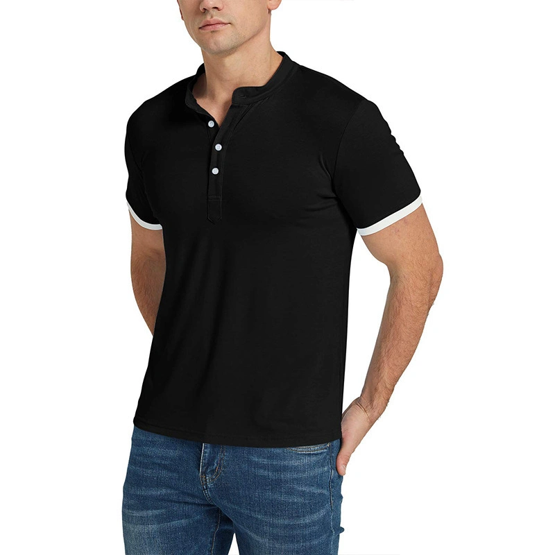 2023 Summer Men&prime; S Short-Sleeved Polo with Collar Polo Shirt