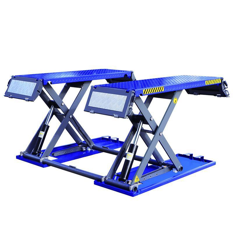 4000kg Hydraulic Portable Scissor Car Lifts for Sale Home Garage