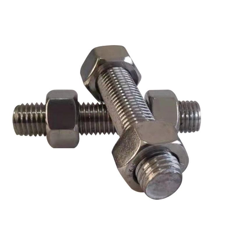 ASTM A307 Grade B Square Head Machine Bolts with Hexagonal Nuts