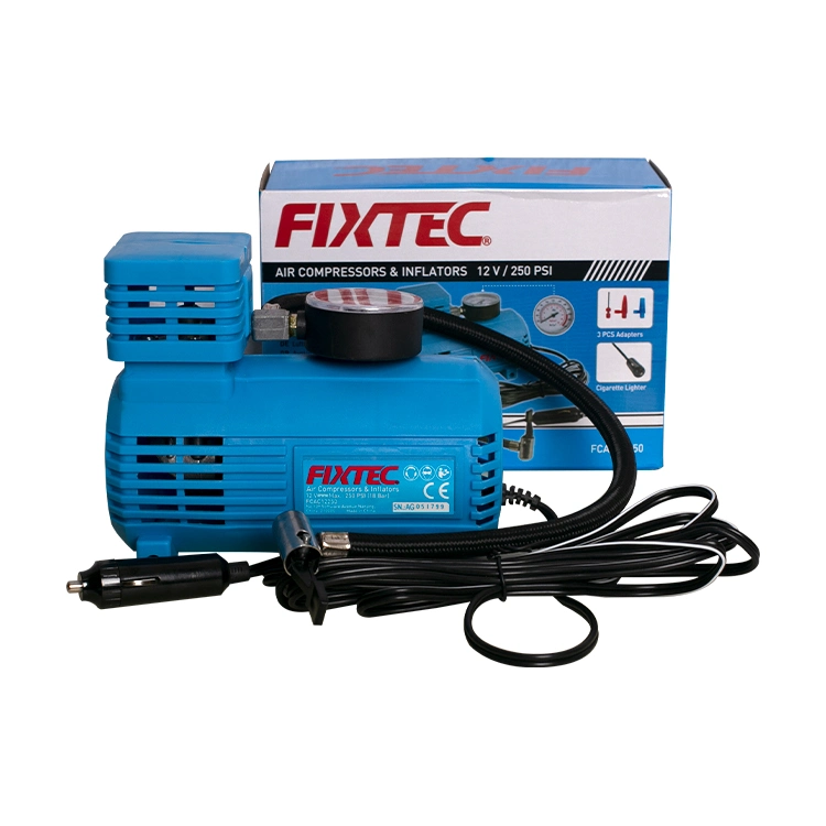 Fixtec d'autres outils pneumatiques 260 psi DC12V compresseur à air de voiture en mesure de gonfler les pneus de vélo, les pneus de voitures, balles athlétique