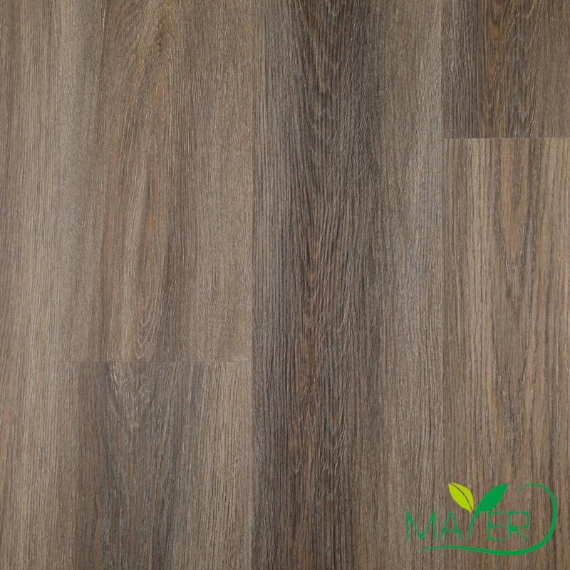 Parquet en vinyle SPC avec motif naturel de grain de bois, sol en PVC en plastique.