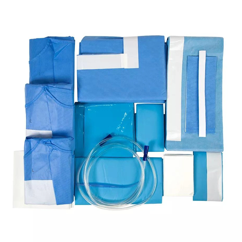 Sterile Surgical Delivery/C-Section/Dental/Basic/Universal Pack Drape Kits