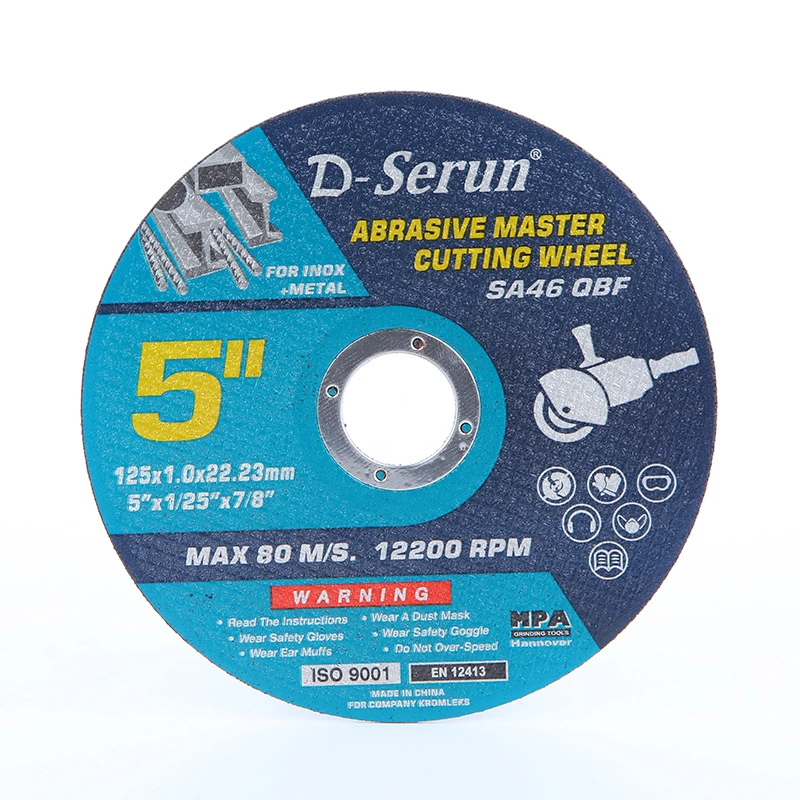 Hardware Tool 125X1.2X22mm Abrasive Disc Metal and Stainless Cutting Wheel