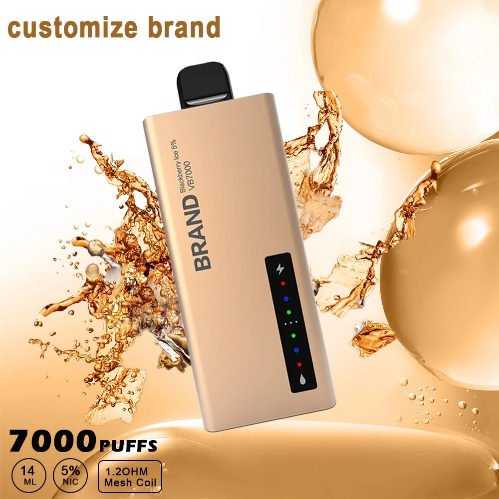 OEM Nuevo Diseño Mayorista/Proveedors VAPE Pen Vaporizer vapor Smoke Factory E cigarrillos 7000puffs Bar sabores de fruta recargable Disposable/Chargeable Electrónica cigarrillo