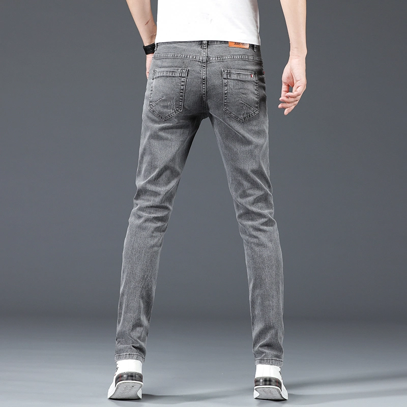 Factory Custom Wholesale/Supplier Made Popular Mens Designer Pants Slim Fit Elastic Punk Style Pencil Pants