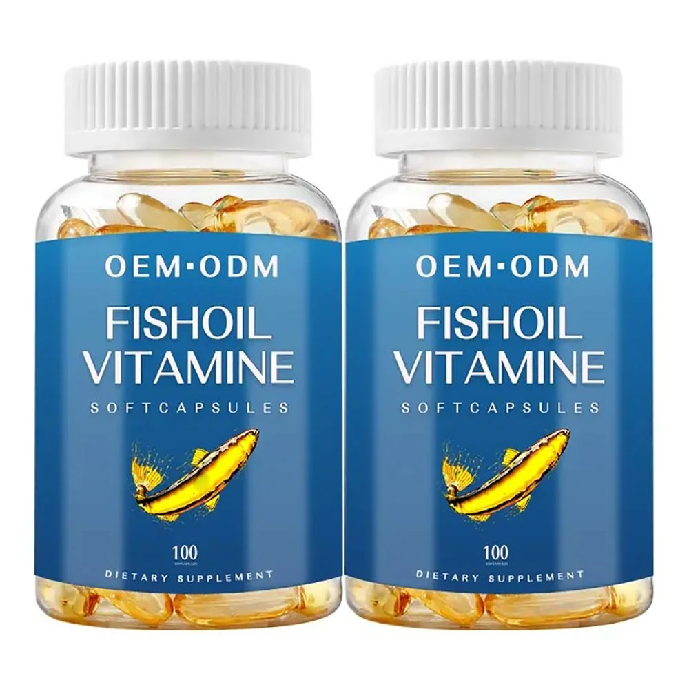 OEM Vitamine naturelle de grande qualité de l'huile de poisson softgel Capsules supplément alimentaire de l'immunité Accroître le soutien de la santé cardiovasculaire