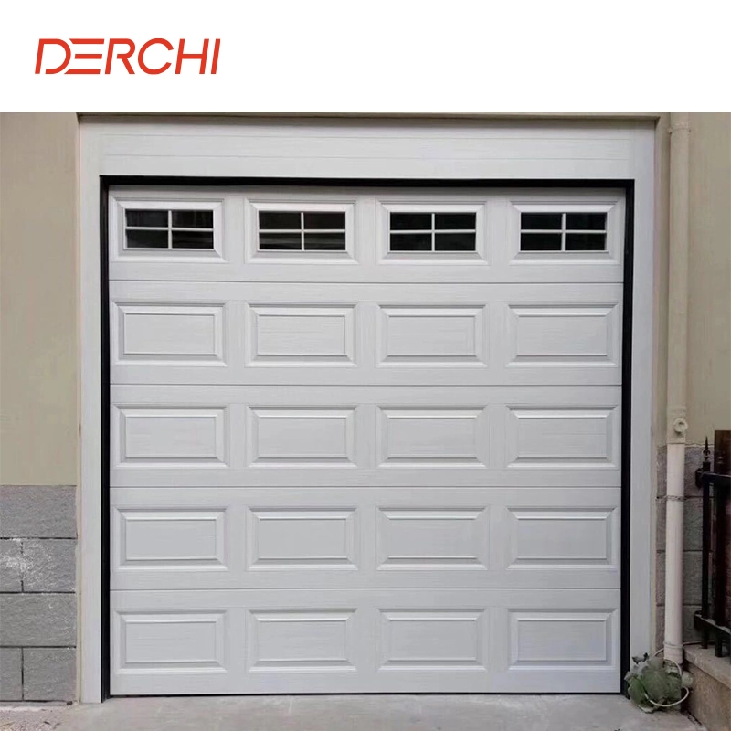 Glass Aluminum Garage Door High quality/High cost performance Anodized Aluminum Garage Door with Frosted Glass Garage Door Sale