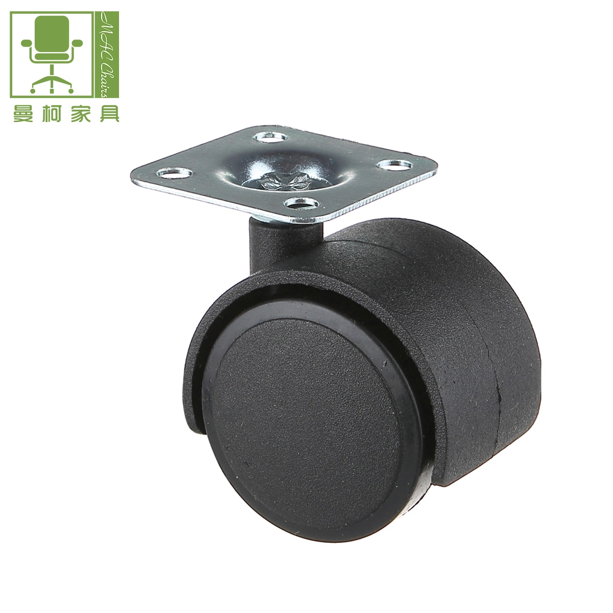 High Quality Swivel Adjustable Plastic Part Caster Wheel with Plates