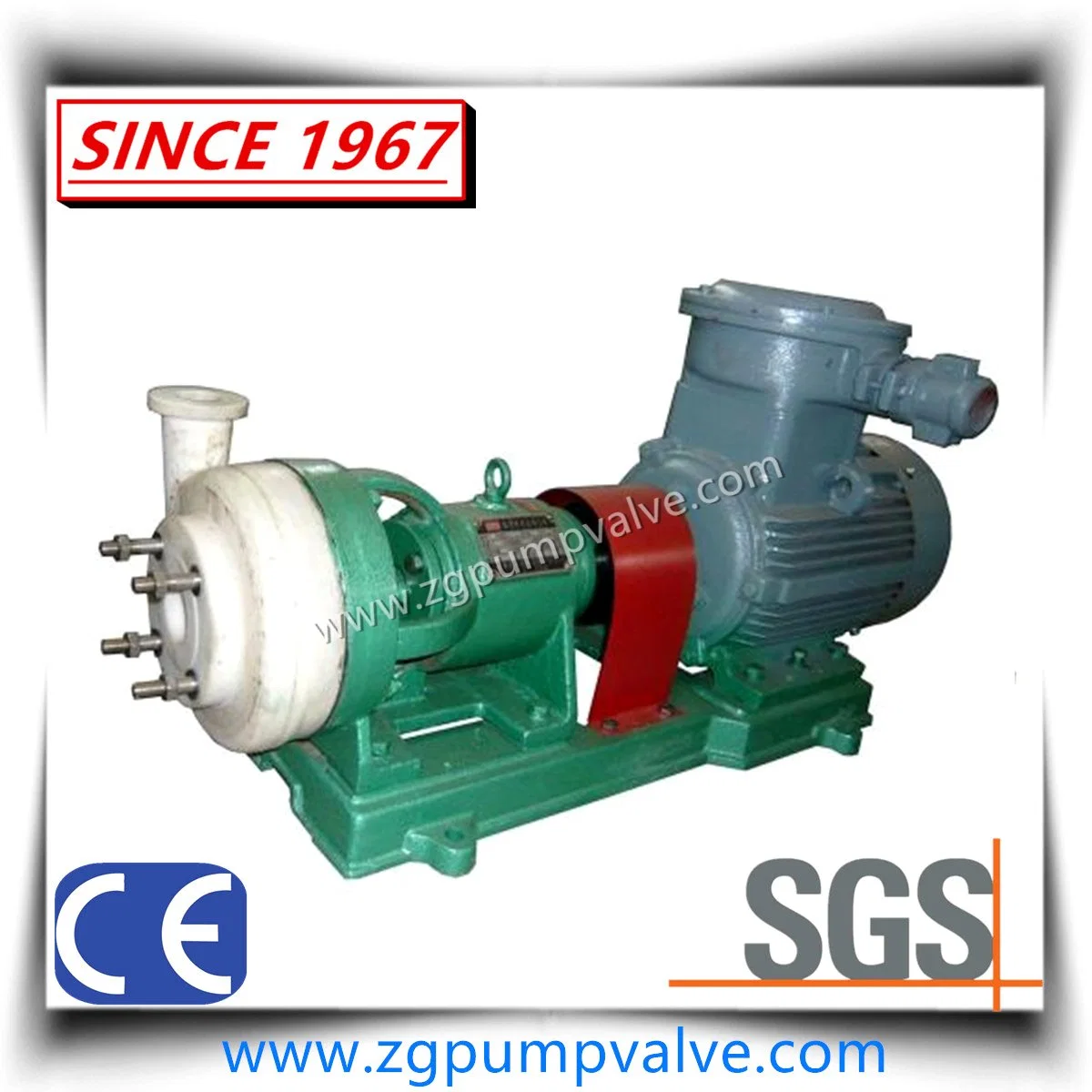 PTFE, F46, PFA, PP, Fluorine Plastic Lined/Lining Chemical Centrifugal Pump for Sodium Hypochlorite Solution