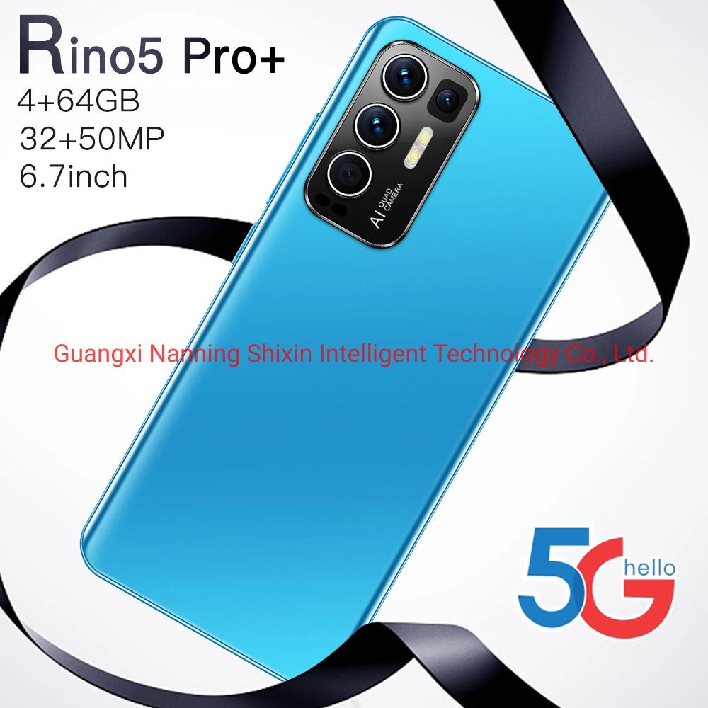 Rino original5PRO Smartphone+ 4/64Gb Celular Smart Phone 4G LTE Face de rede