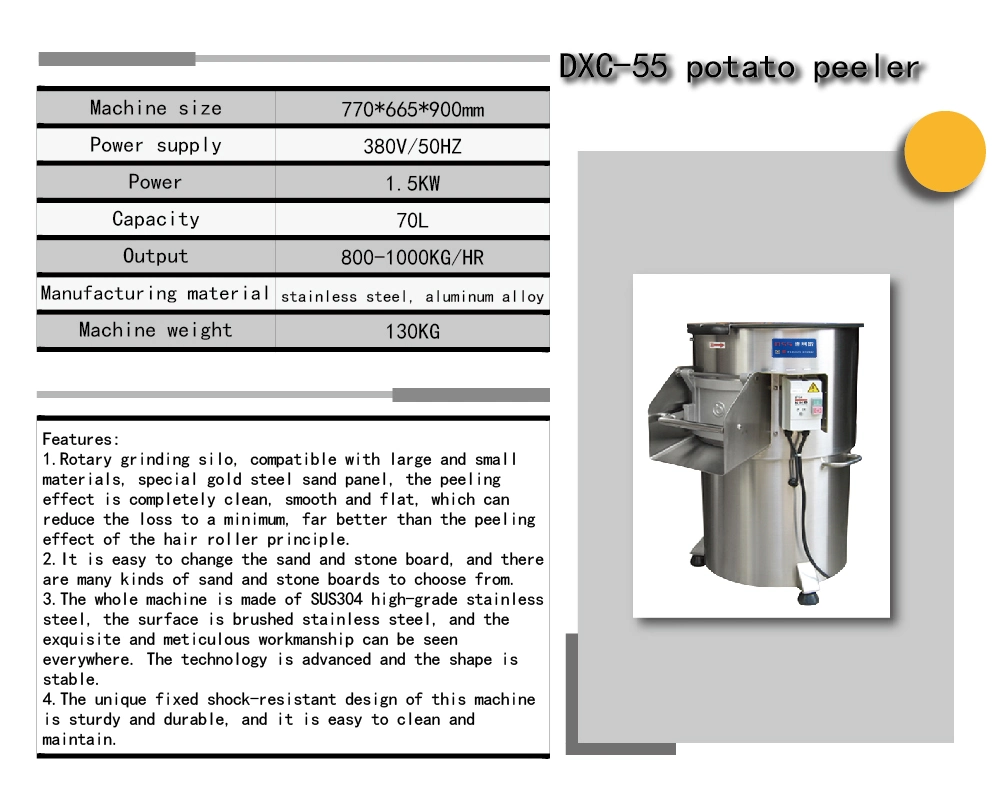 Potato Skin Remover Taro Peeling Equipment