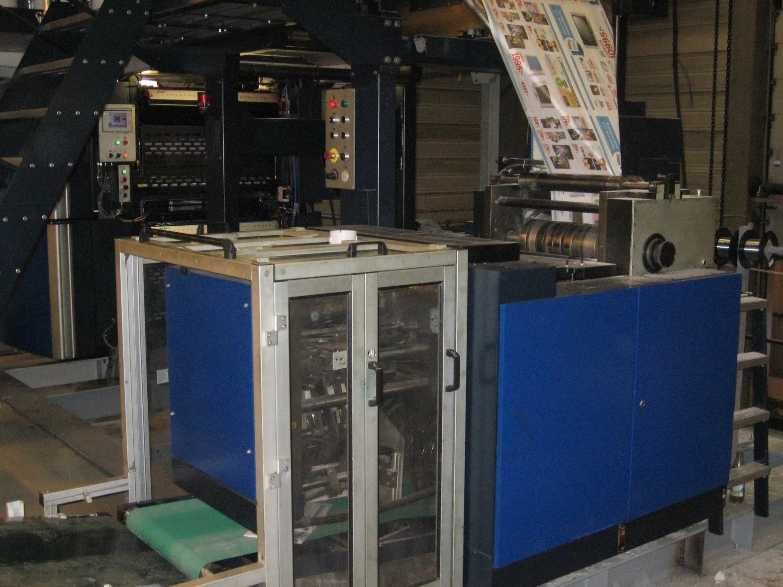 Solna D388d-F300d Newspaper Web Printing Machine with Cutoff 630mm