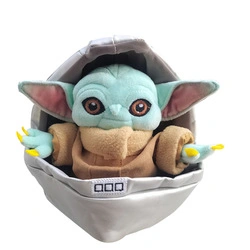 Neues Design Custom das Kind Baby Yoda Puppe in Pram Animation Spielzeug Yoda Plüsch Spielzeug