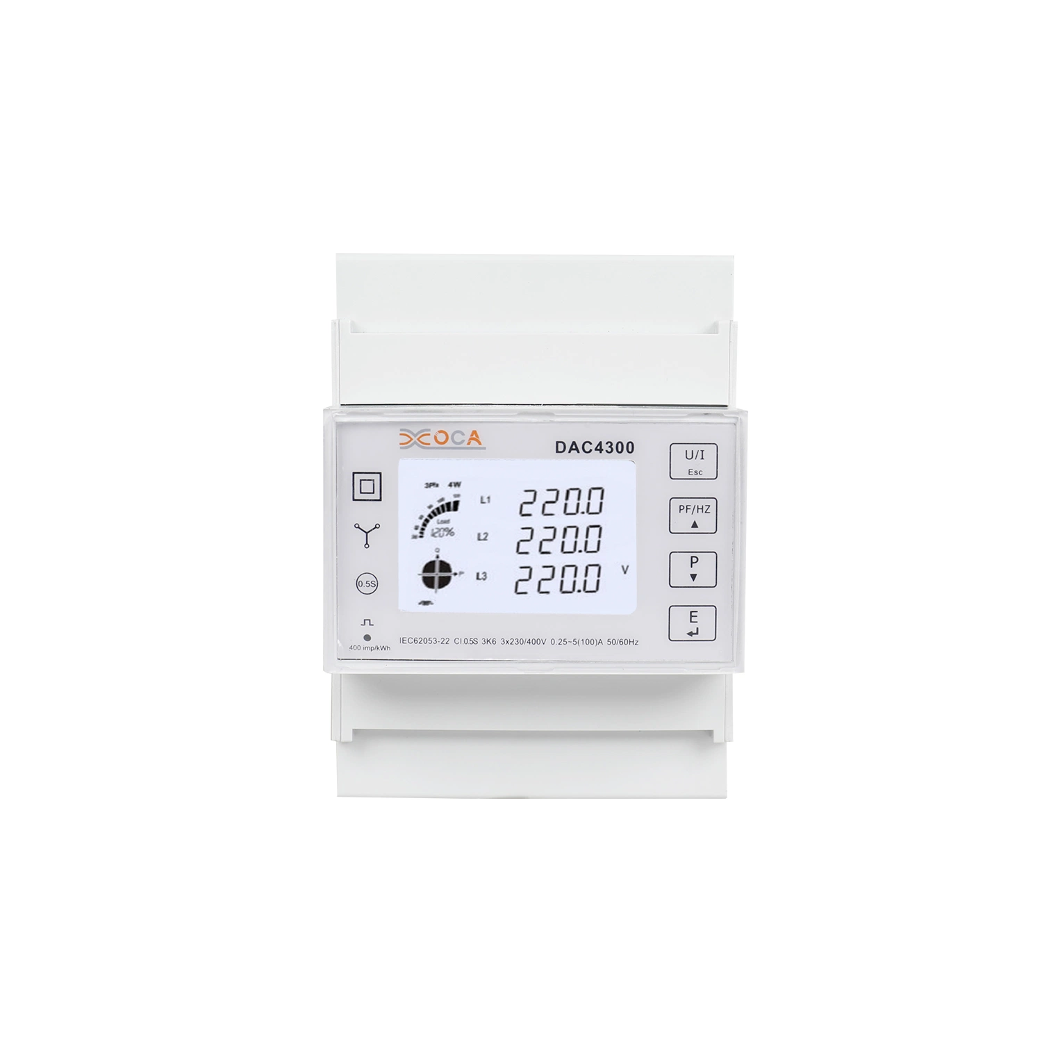 Dac4302CT Multi-Function DIN Rail Energy Meter Multimeter