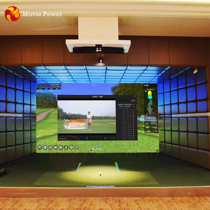 Mode Neue Spannende Virtual Reality Indoor Golf Sport Simulator Spiele Für zu Hause