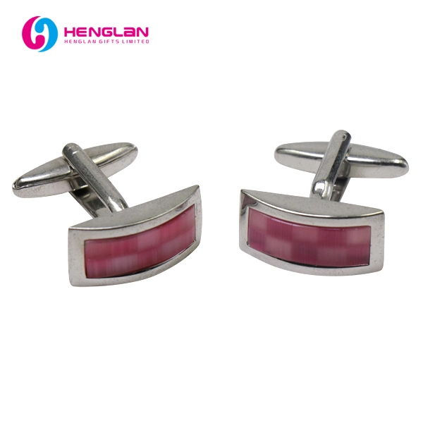 Factory Custom Made Fashion Metal Mens Decoration Jewelry Manufacturer Customized Brass Ornament Cuff Link Bespoke Wholesale/Supplier Popular Enamel Shirt Cufflink