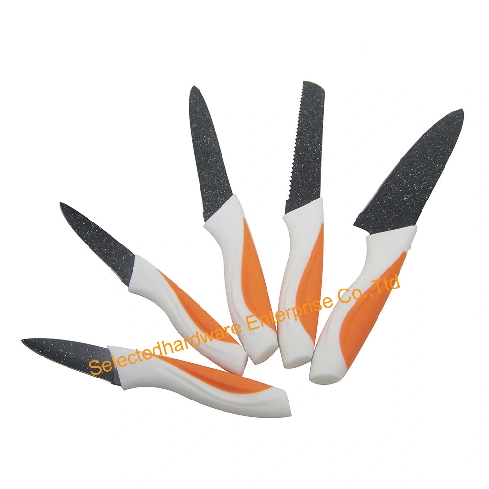 6-Piece Kitchen Knife Set with Non-Stick Rust-Proof Blade