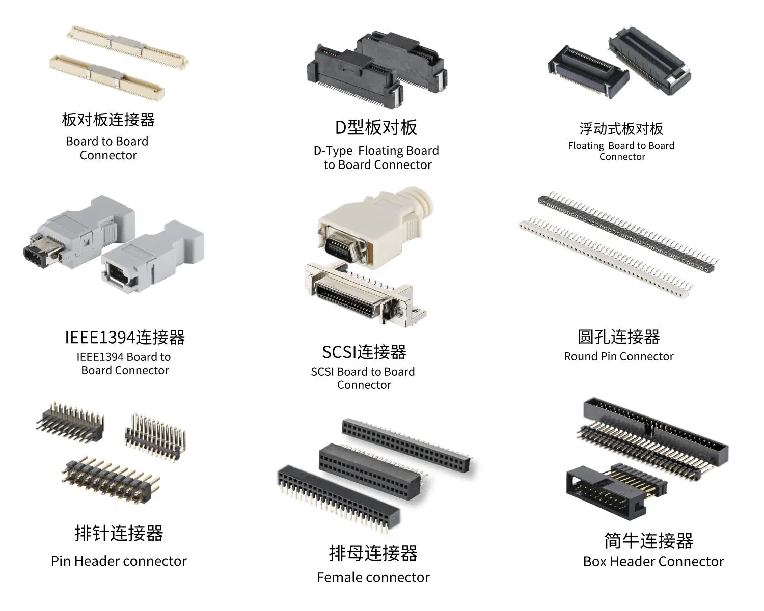 Customization 0.635mm H3.9mm Board to Board Male Connector Special for PLC High Temperature Resistant PCB Connector