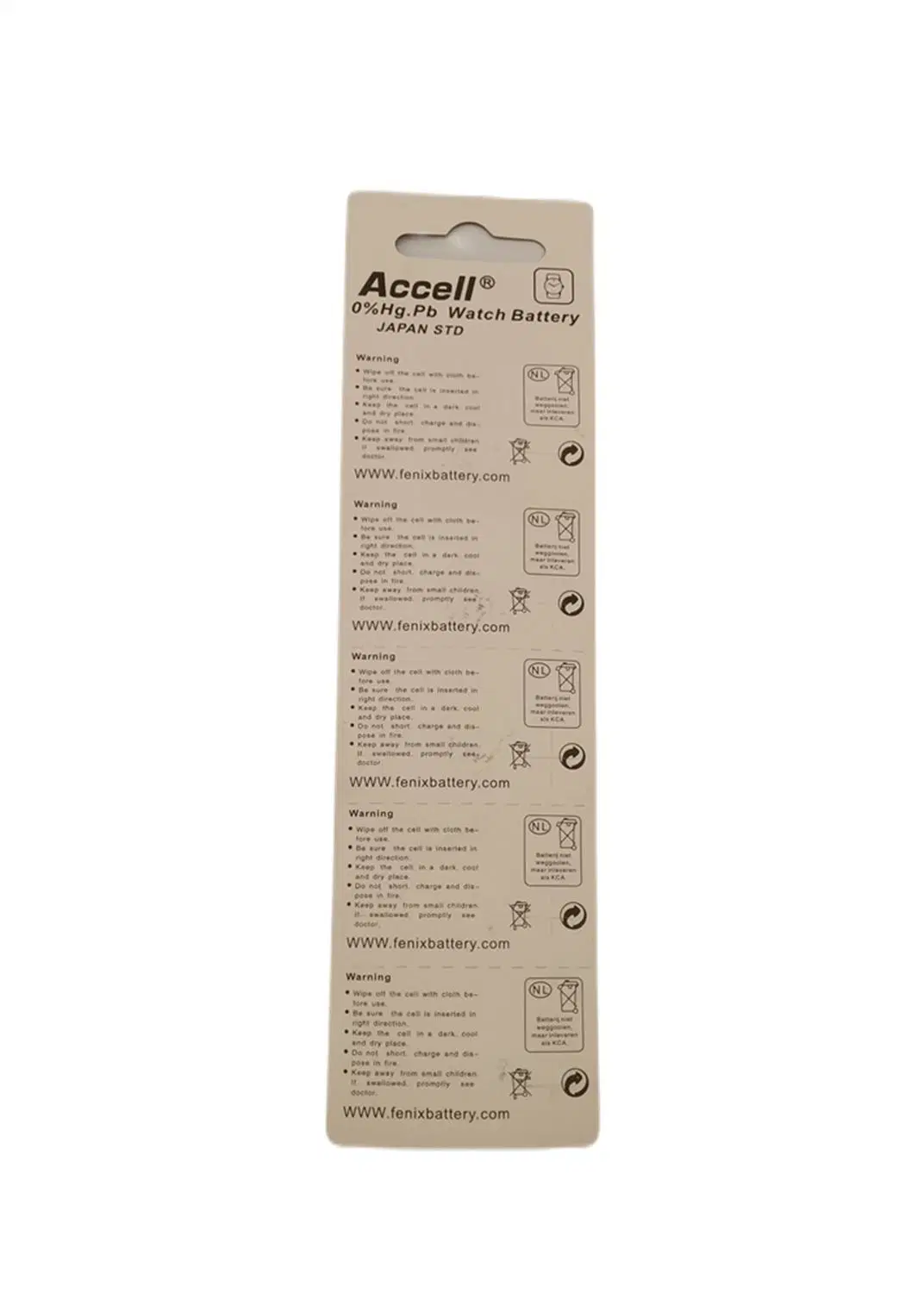 Accell AG7 1.5V Alkaline Button Cell Battery Pack