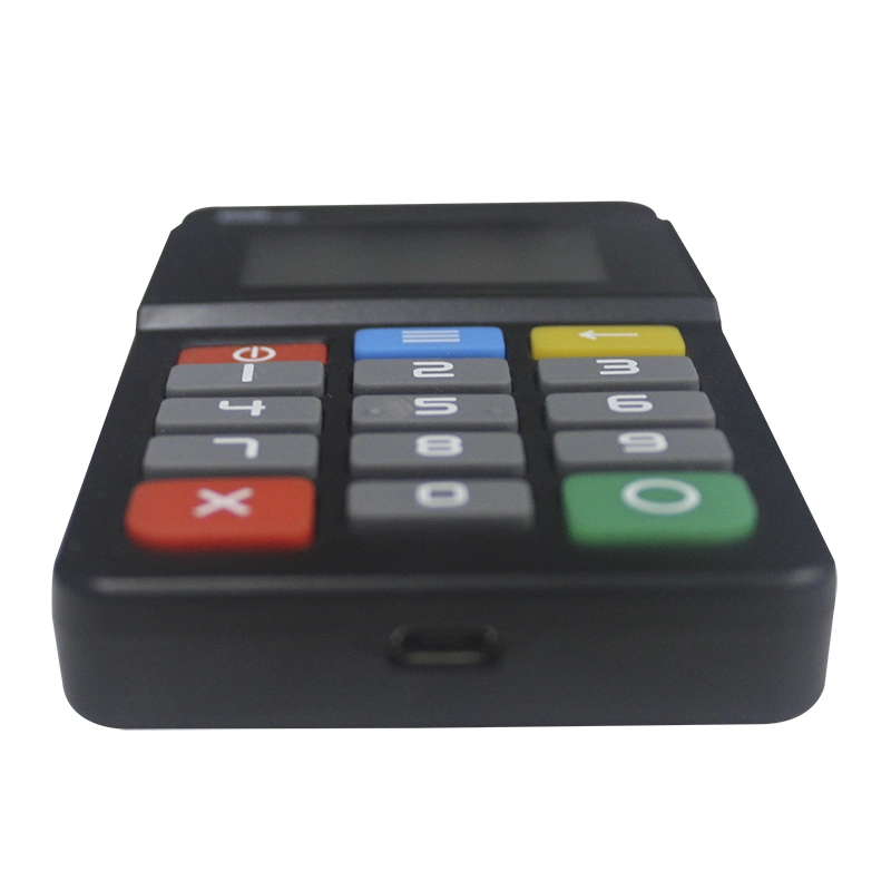 Plastique POS Portable Mini Lecteur Smart Card Reader Pinpad.