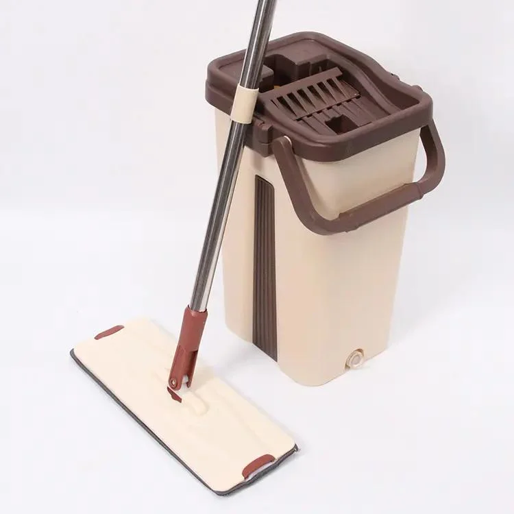 Floor Cleaning Tool Easy to Clean Mini Mop with Plastic Mop Bucket