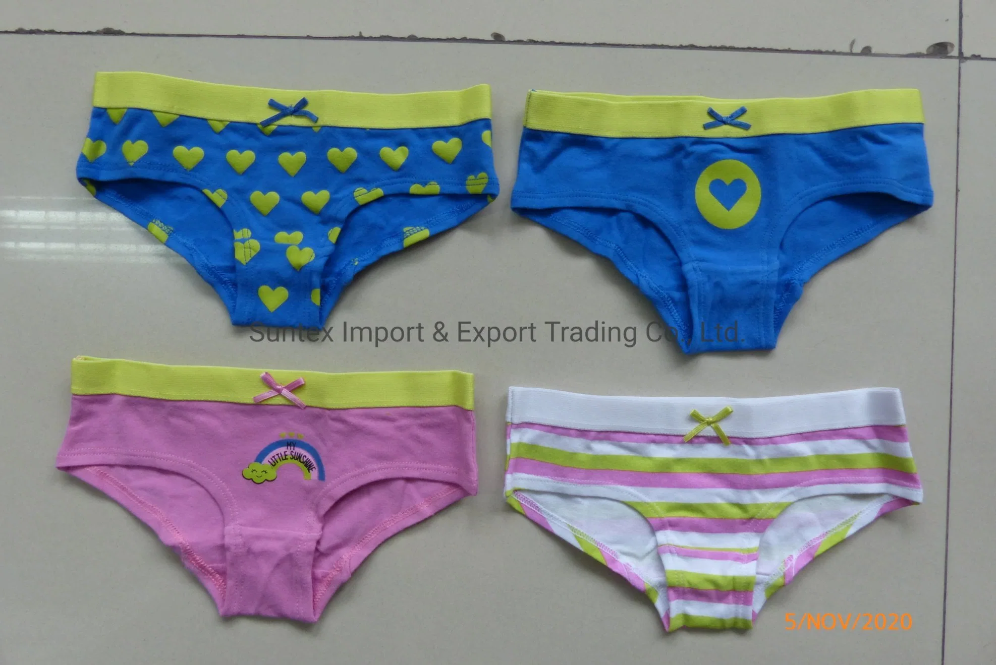 Soft Quality 100% Cotton Kids' Underwear Manufacturer