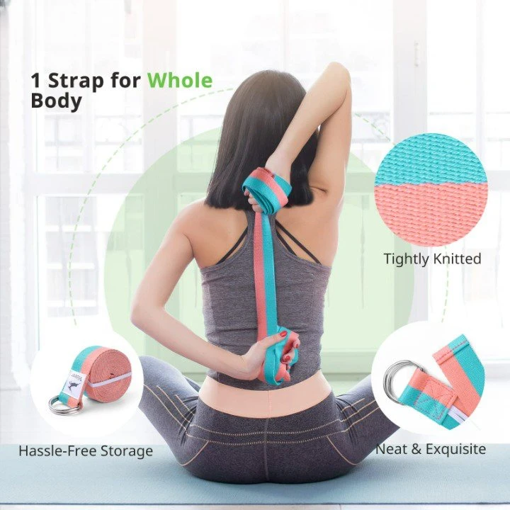 Non-Slip EVA Foam Strap High Density Pilates Yoga Blocks