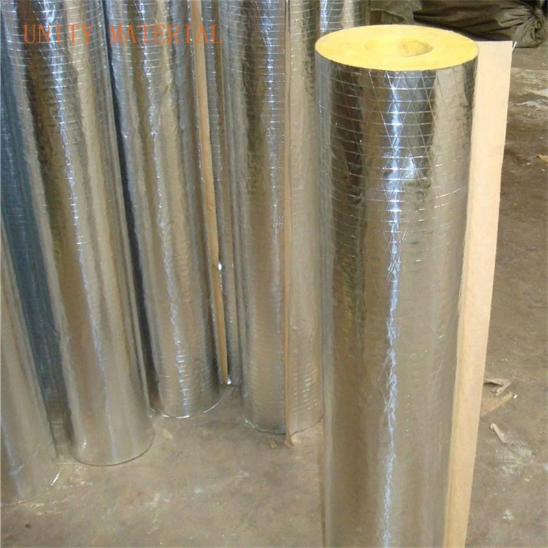 Kein Asbest 120kg 100 kg/M3 Wärmedämmung Gesteinshalk-Wolle Gewickelter Stahl isolierte Rohrleitungsabschnitt für Dampf heißes Wasser Zulaufeinstrahlung