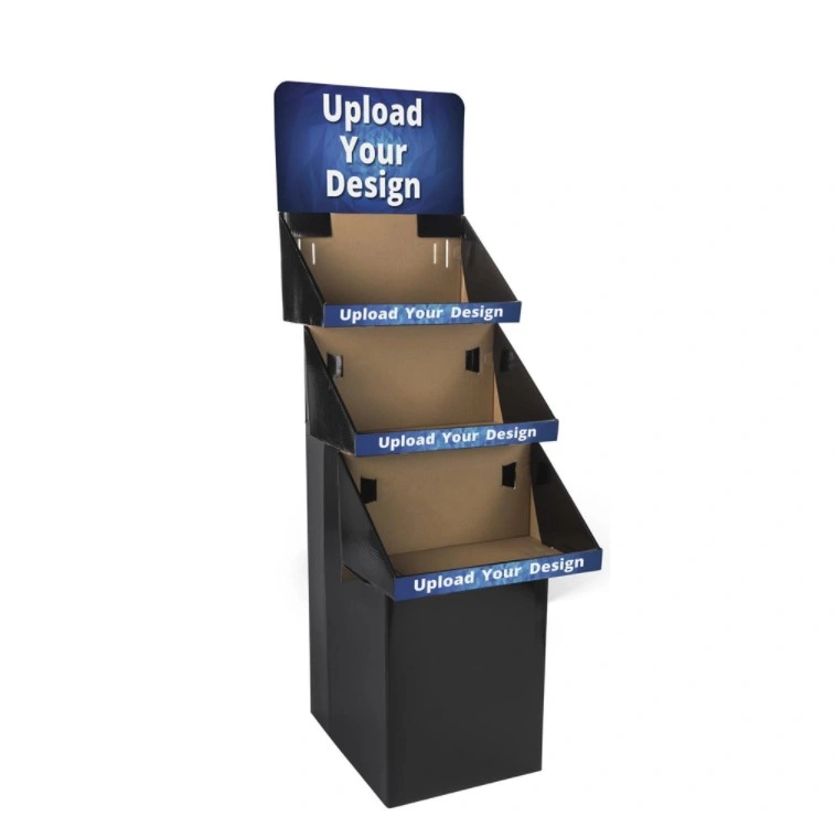 Factory Price Pop up Cardboard Display Stand Cardboard Floor Display Rack