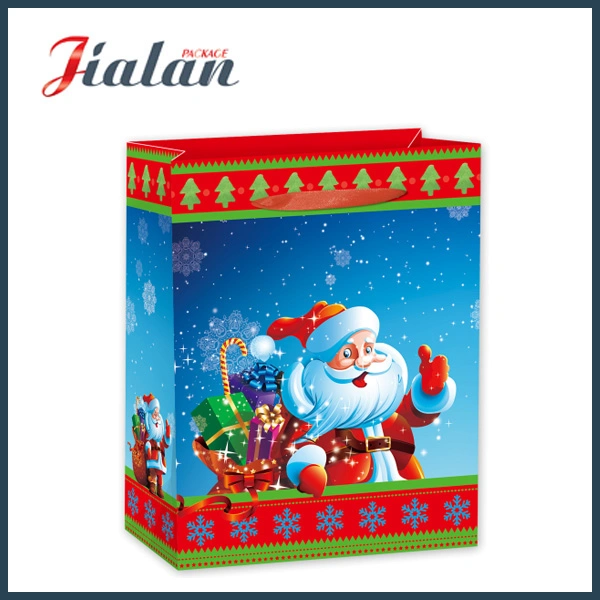 Cheap Promotion Christmas Gift Packaging Paper Shopping Bags