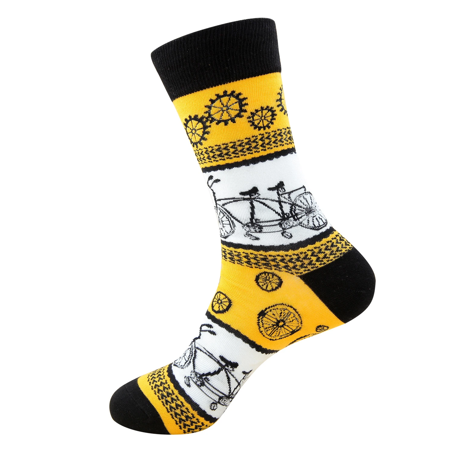 Low Price Frauen Baumwolle Multi Color Großhandel Cartoon Crew Socken