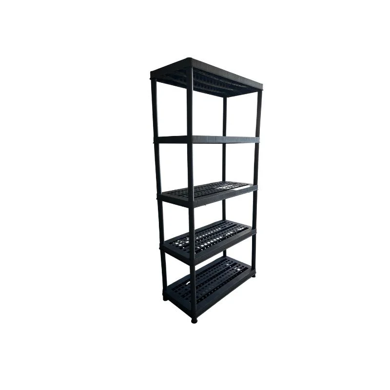 Stacking Boltless Plastic Shelving 5 Layer Tier Sheet Storage Shelves Rack