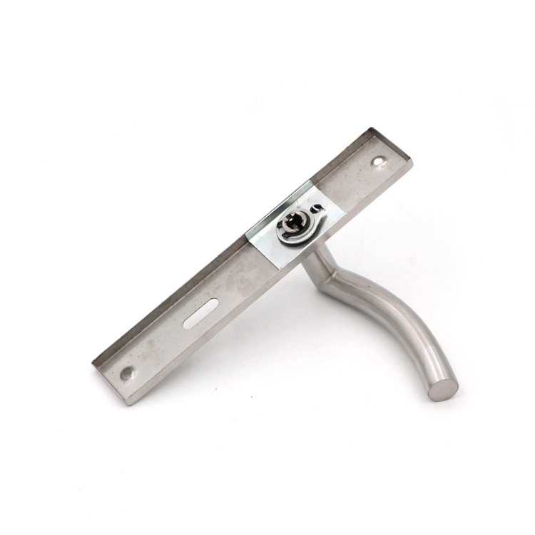 Stainless Steel Hollow Tube Lever Door Handle for Wooden Door