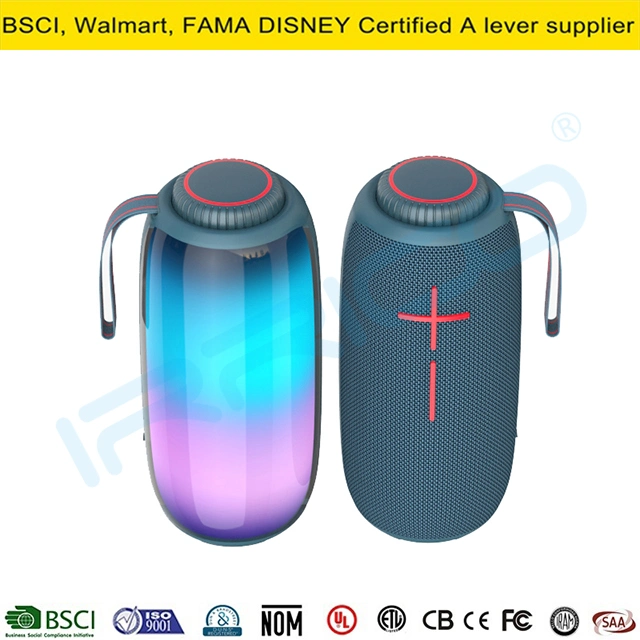 Wholesale/Supplier Wireless Speaker with RGB Lights Outdoor Speaker with FM 3600mAh Battery Ipx6