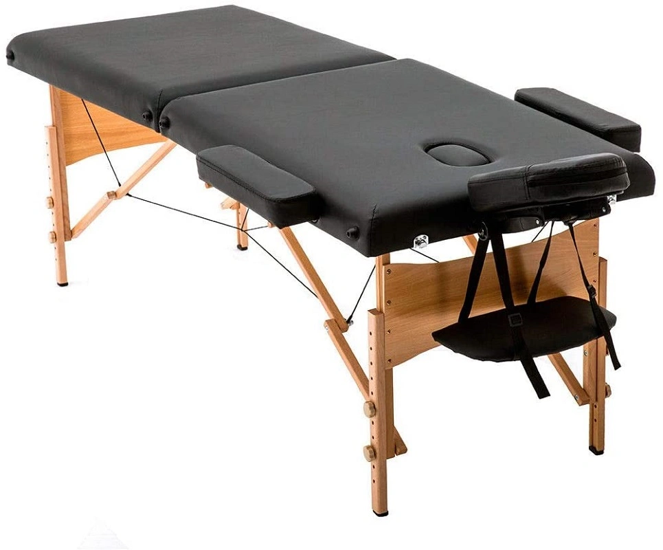 Salón profesional SPA ajustable Mesa de masaje plegable