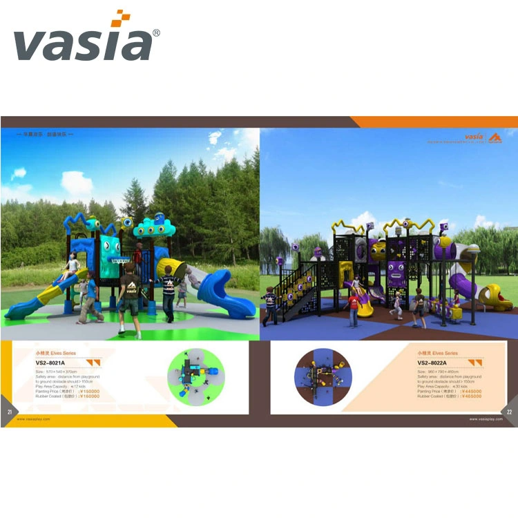 Vasia Residential Plastic Slide Outdoor Playground Toys/Used Outdoor Kids Game/Outdoor Playground Equipment for Children