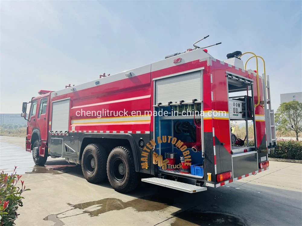 HOWO 6X4 10000 Liters 12000 Liters 14000 Liters Fire Engine for Mine Use